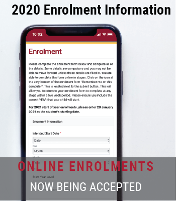 2020 On-line Enrolments