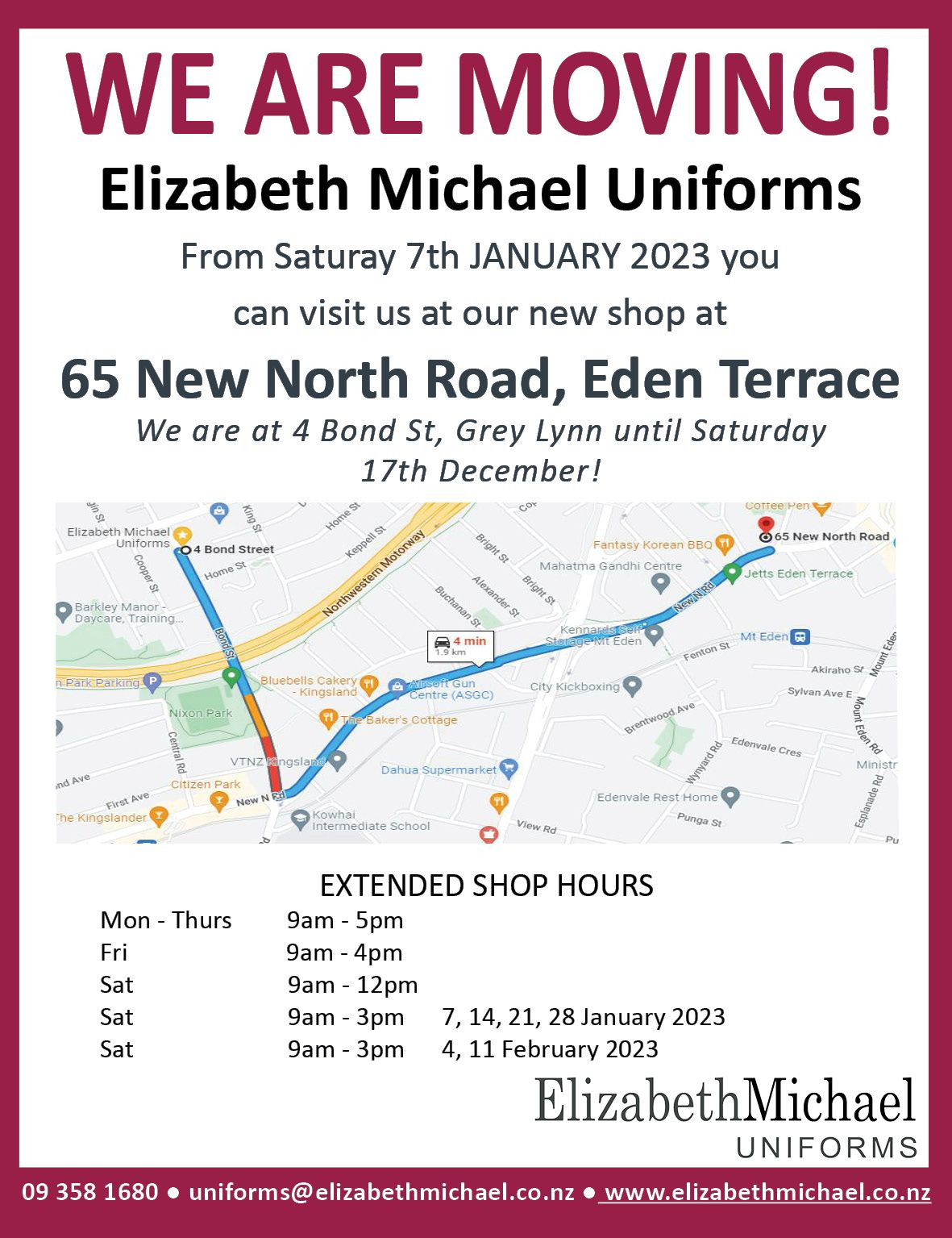 01 12 2022  We Are Moving   65 New North Road