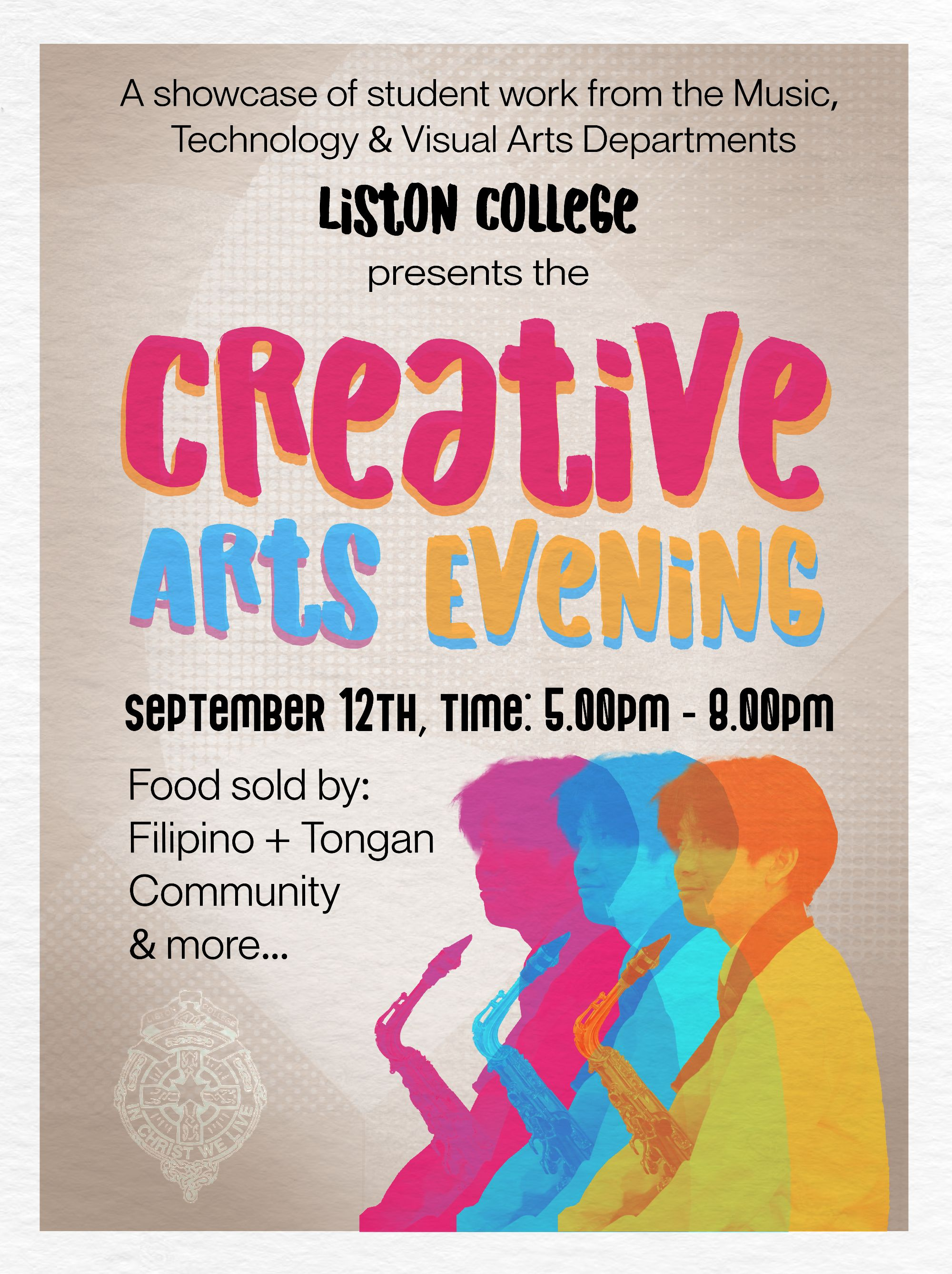 Creative Arts Evening Poster